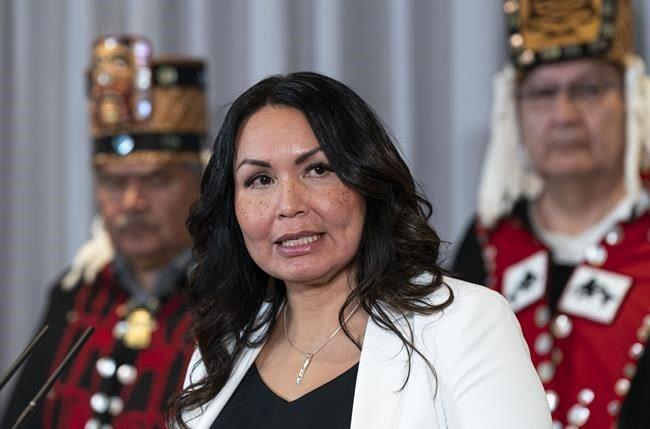 Indigenous leader at LNG project approval