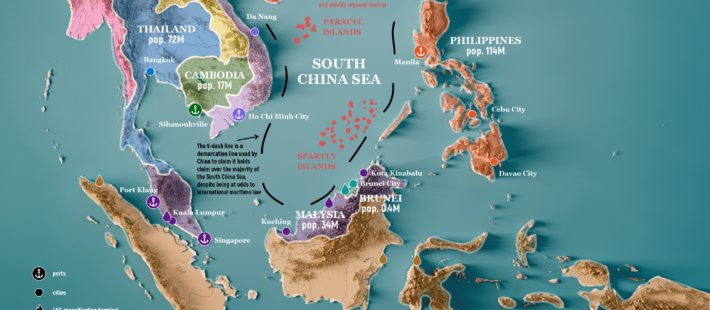 South China Sea infographic