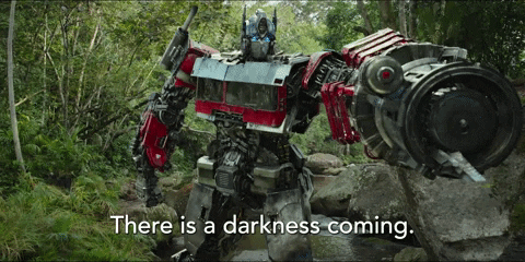 There is darkness coming GIF